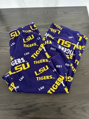LSU Tigers Purple Fleece Men's Lounge Pants